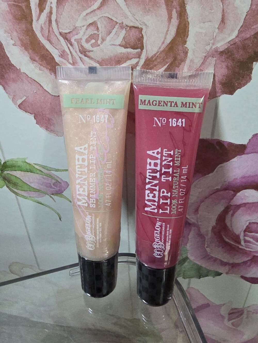 Pearl Mint + Magenta Mint Lip Gloss • C.O. Bigelow